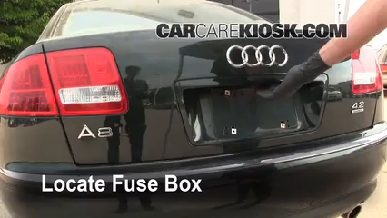 Replace A Fuse 2004 2010 Audi A8 Quattro 2004 Audi A8